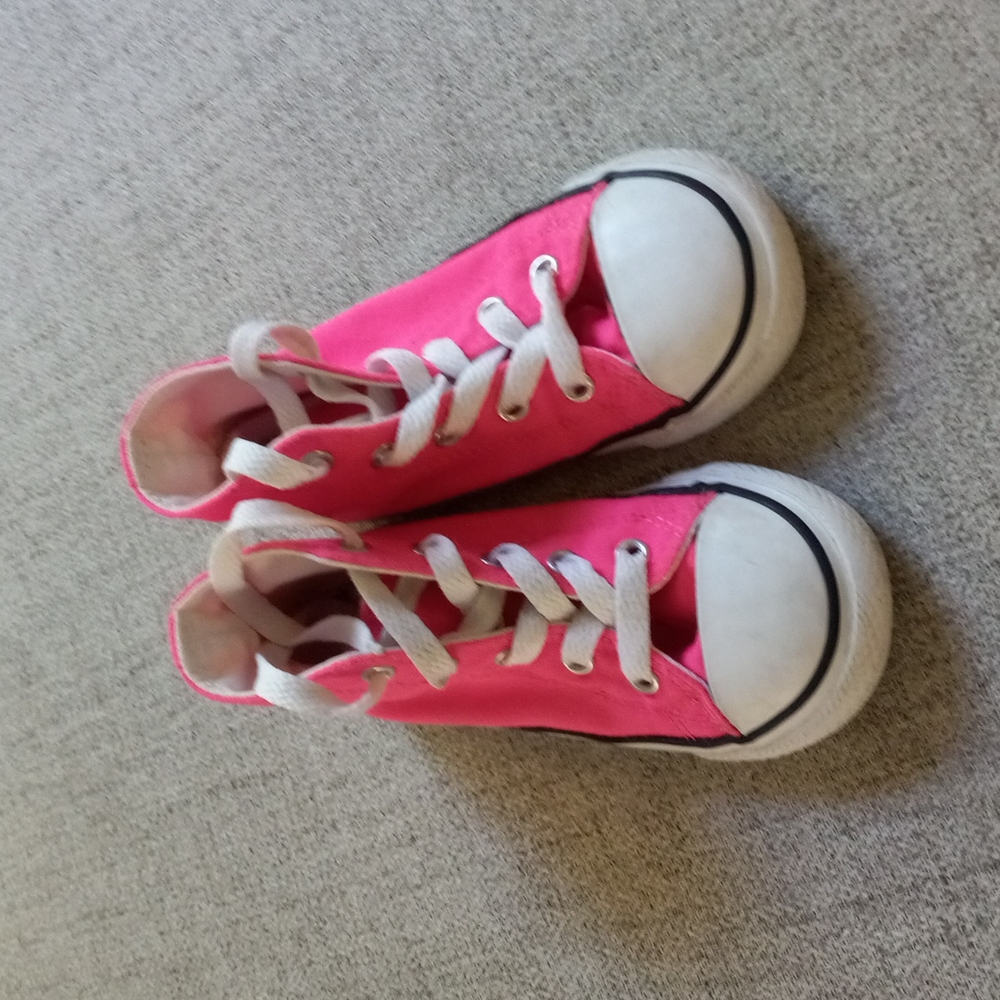 Pink Converse Toddler Sze 8